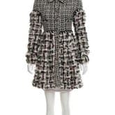 Chanel Fall 2010 Fantasy Fur Black & White Tweed Coat — image 1