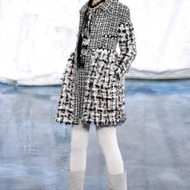 Chanel Fall 2010 Fantasy Fur Black & White Tweed Coat — image 2
