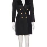 Balmain Textured Double-breasted Dress — image 1