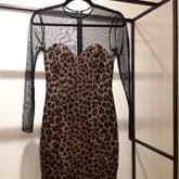 Vintage Christian Dior Leopard Dress — image 1