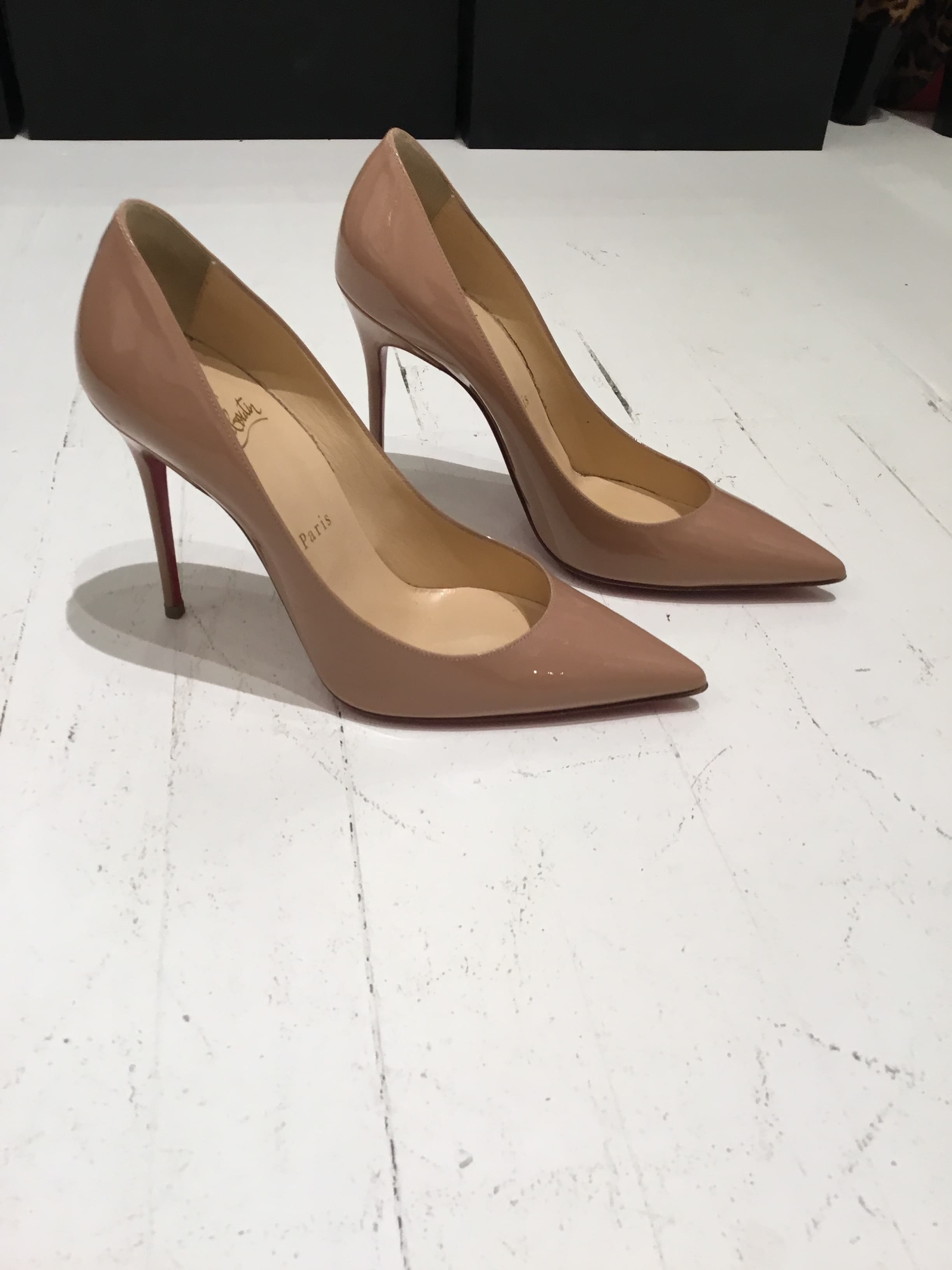 Christian Louboutin Apostrophy Pointed Red-sole Pump