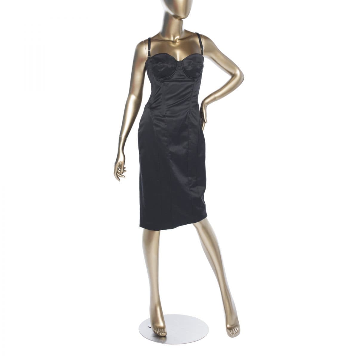 D&g Corset Little Black Dress