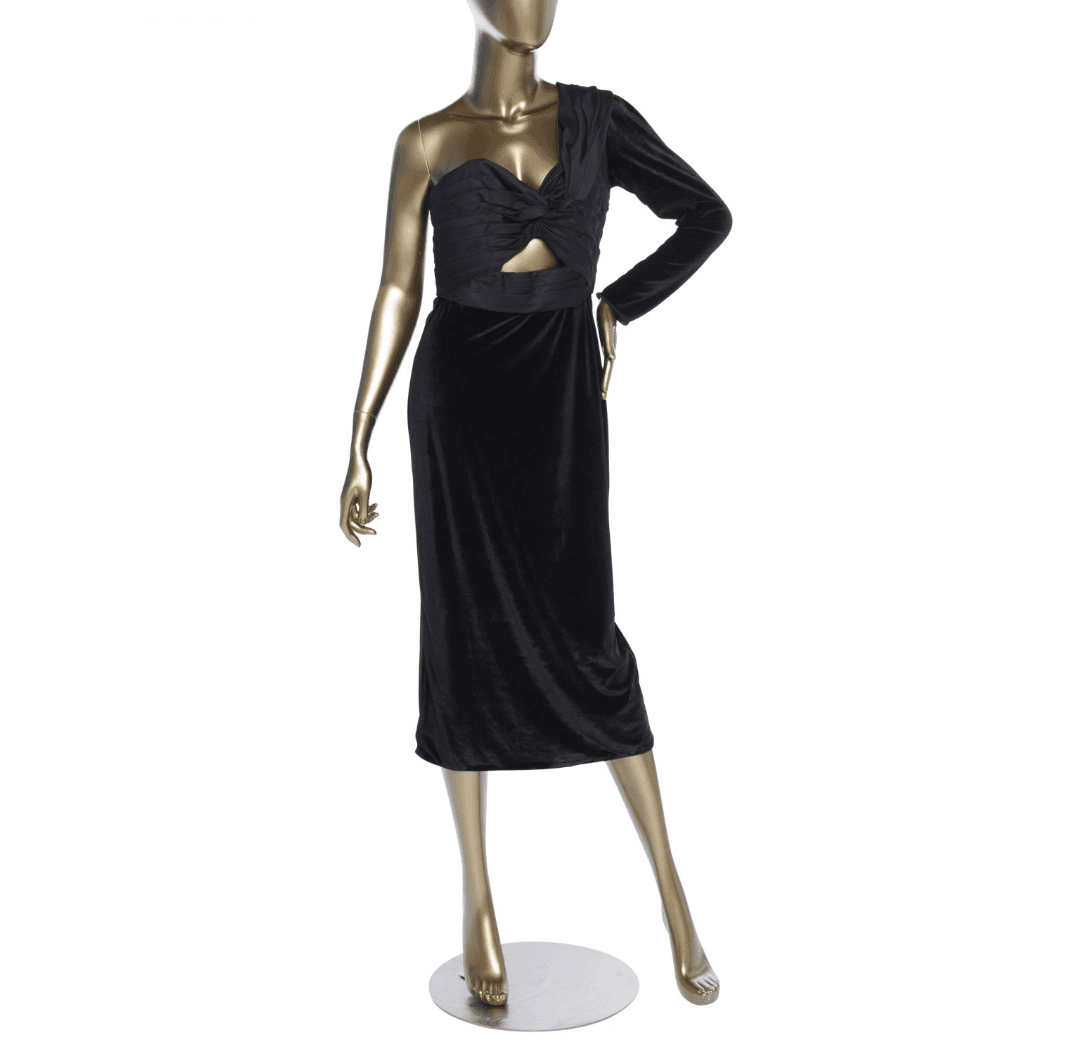 Johanna Ortiz One-shoulder Midi Dress