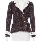 Chanel Long Sleeve Tweed Jacket With Crochet Trim — image 1