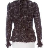 Chanel Long Sleeve Tweed Jacket With Crochet Trim — image 3