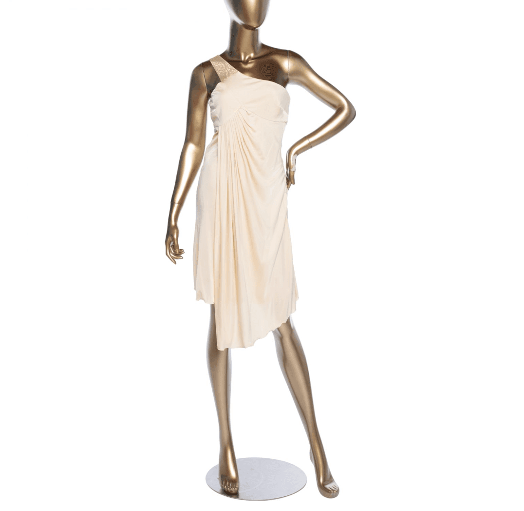 Versus One Shoulder Yellow Dress
