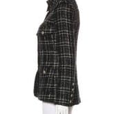 Chanel Metallic Black Tweed Jacket — image 2