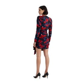 Saint Laurent Floral Print Jacquard Mini Dress — image 6
