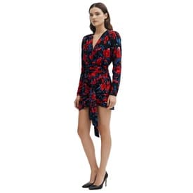 Saint Laurent Floral Print Jacquard Mini Dress — image 7