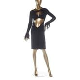 Spring 2006 Roberto Cavalli Runway Iconic Cutout Midi Dress W/ Built-in Bra — image 2