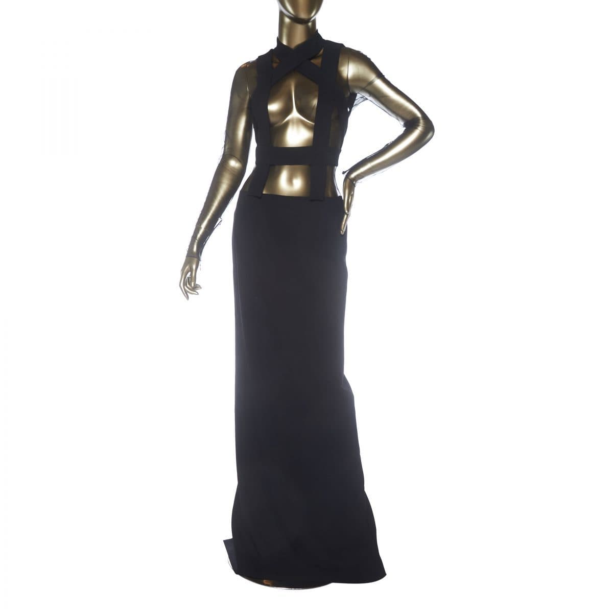 Tom Ford Silk Cut-out Evening Dress
