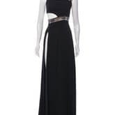 Philipp Plein Embellished Gown In Black — image 1