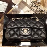 Chanel Black Plexiglass Frame Bag — image 1