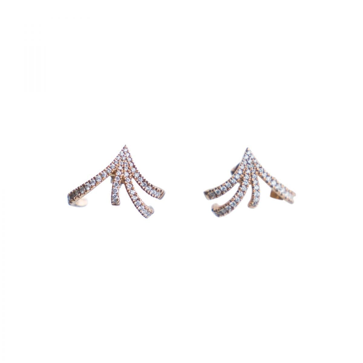 Dana Rebecca Rose Gold Sarah Leah Earrings