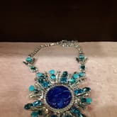 Vintage Blue Stone Necklace — image 1