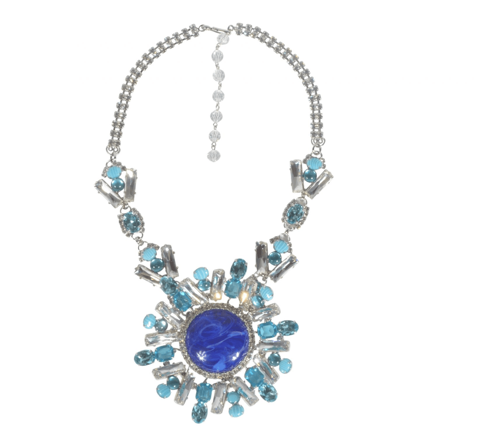 Vintage Blue Stone Necklace