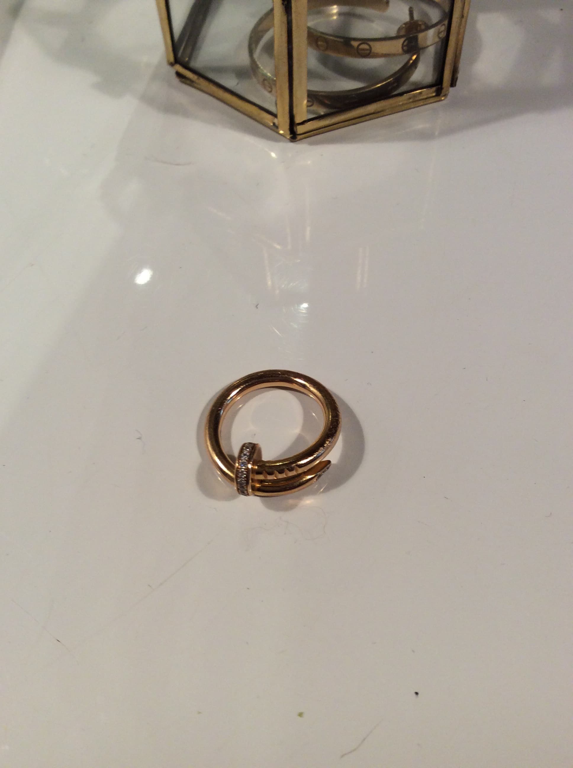 Cartier Nail Gold Ring