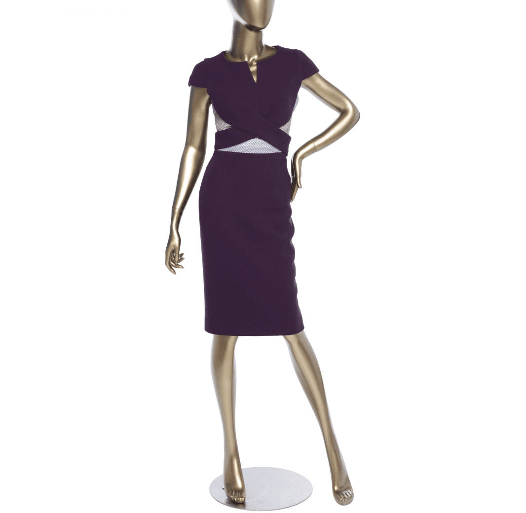 Roland Mouret Purple Dress