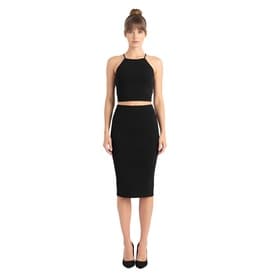 Gucci Black G String Skirt Set — image 3
