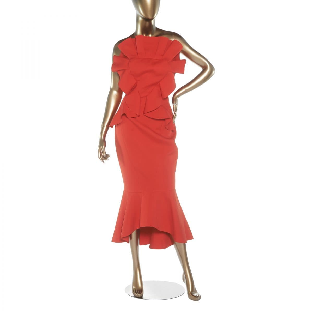 Rachel Gilbert Huxley Ruffle Dress