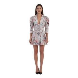 Attico Belted Floral-print Cotton-gabardine Mini Dress — image 3