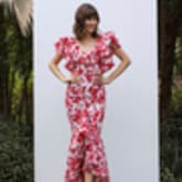 Bambah Seville Floral Velvet Gown — image 1