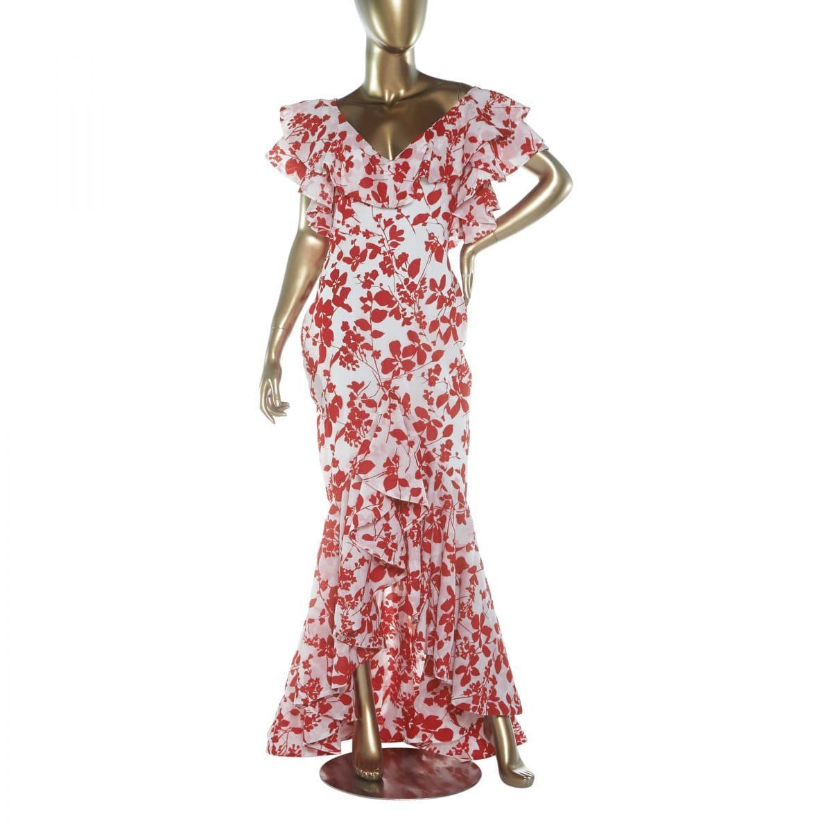 Bambah Seville Floral Velvet Gown