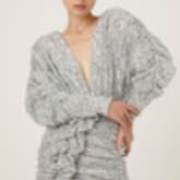 Attico Sequin Draped Dress — image 1