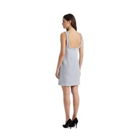 Chanel Blue Tweed Mini Dress — image 5