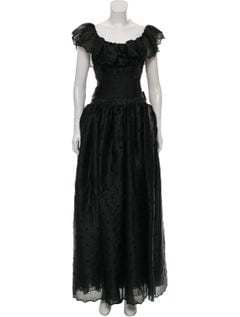 Oscar De La Renta Vintage Eyelet Dress