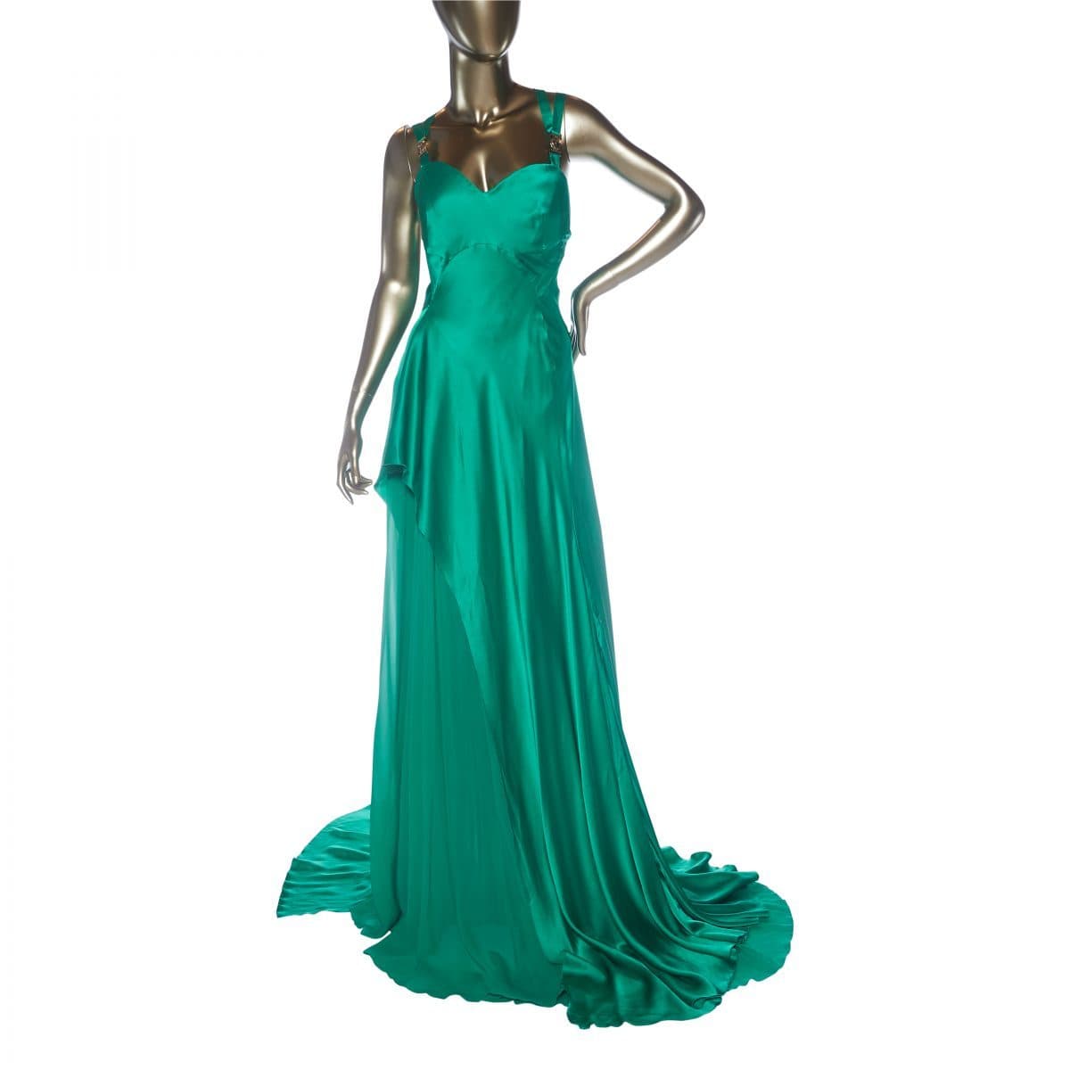 Versace Silk Evening Gown