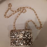 Chanel Vintage Sequin Gold Bag — image 1