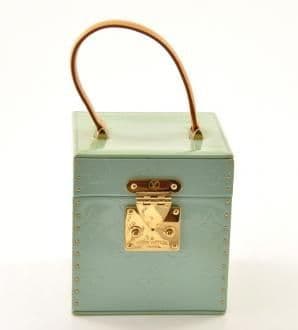 Louis Vuitton Bleeker Vernis Mint Vintage Box Bag