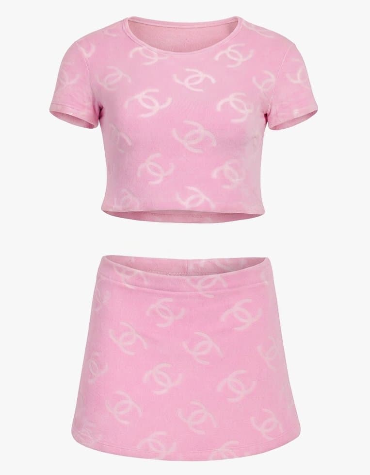 Chanel Vintage Logo Set Spring 1996