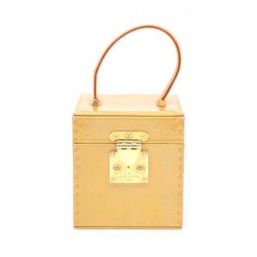 Louis Vuitton Bleeker Vernis Beige Vintage Box Bag