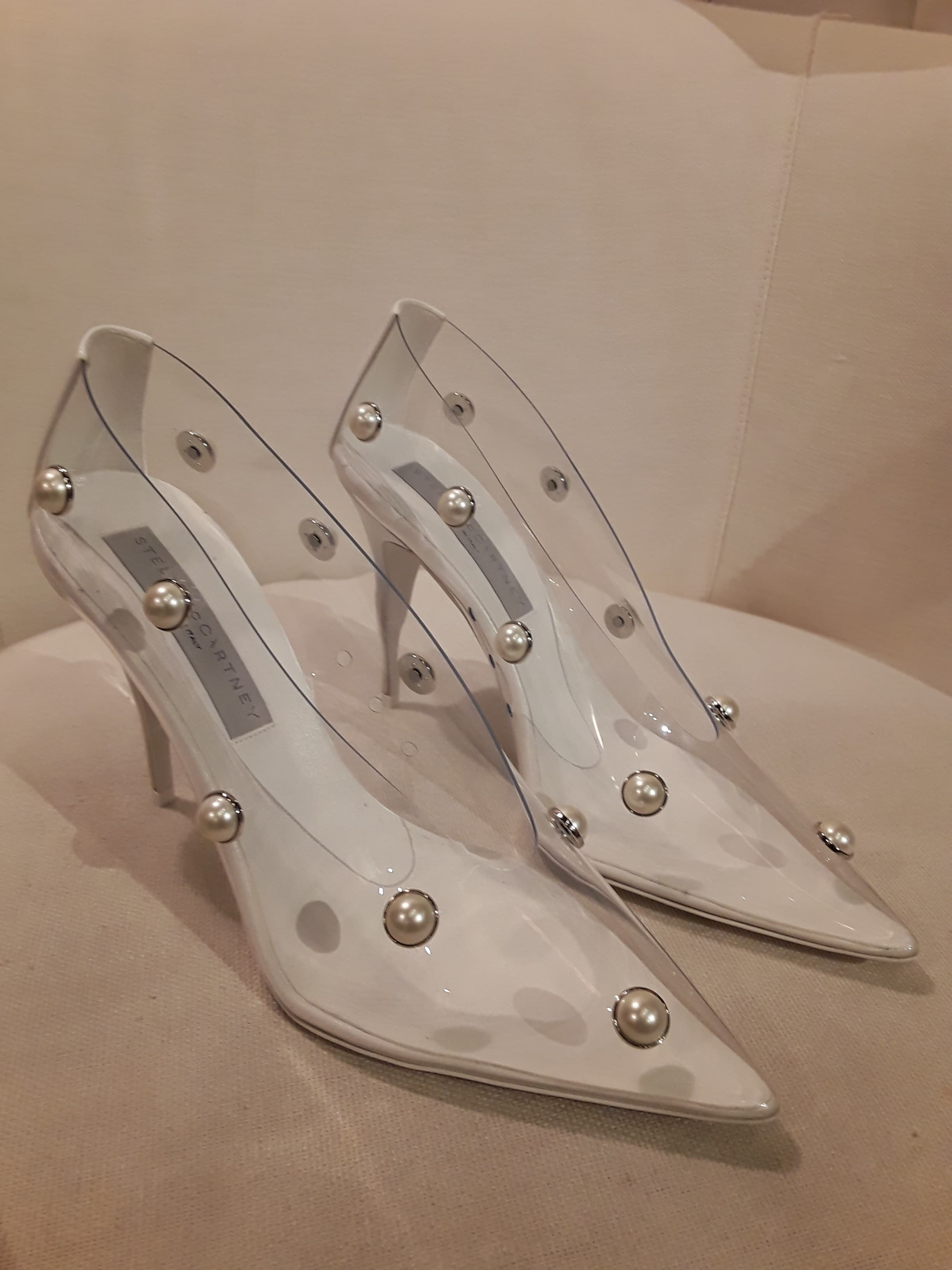 Stella Mccartney Pvc Pearl Pumps