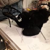 Saint Laurent Black Tassel Sandal Heels — image 1