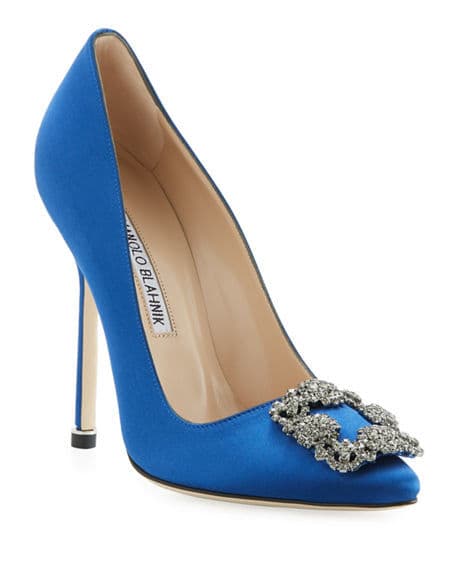Manolo Blahnik Royal Blue Pumps