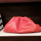 Bottega Veneta Bright Red Pouch Oversized Clutch — image 1