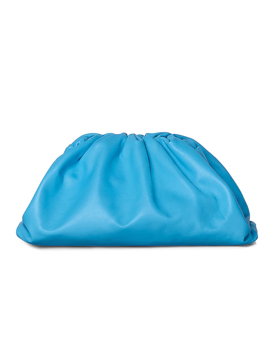 Bottega Veneta Blue Pouch Oversized Clutch