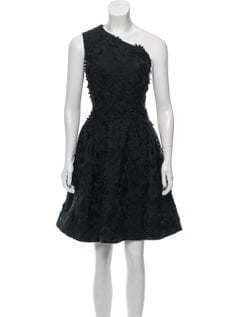 Costarellos One-shoulder Floral Mini Dress