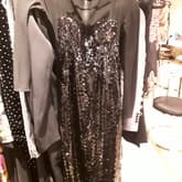 Tom Ford Black Long Sleeve Embellished Gown — image 1