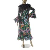 Gucci Fall 2017 Floral Dress With Rhinestones — image 2