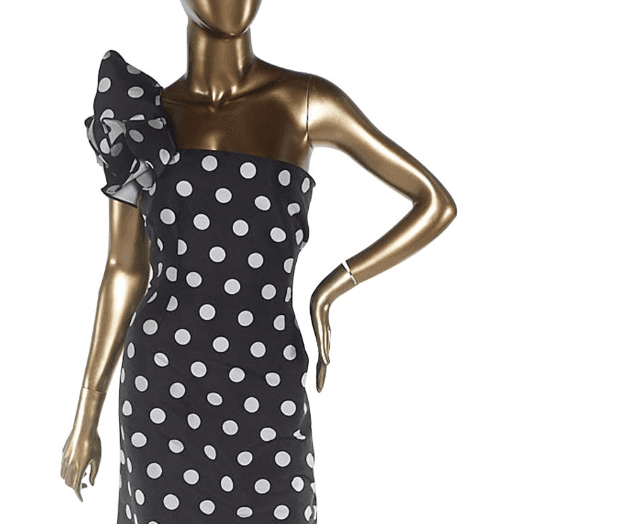 Carolina Herrera Gown Polka Dot