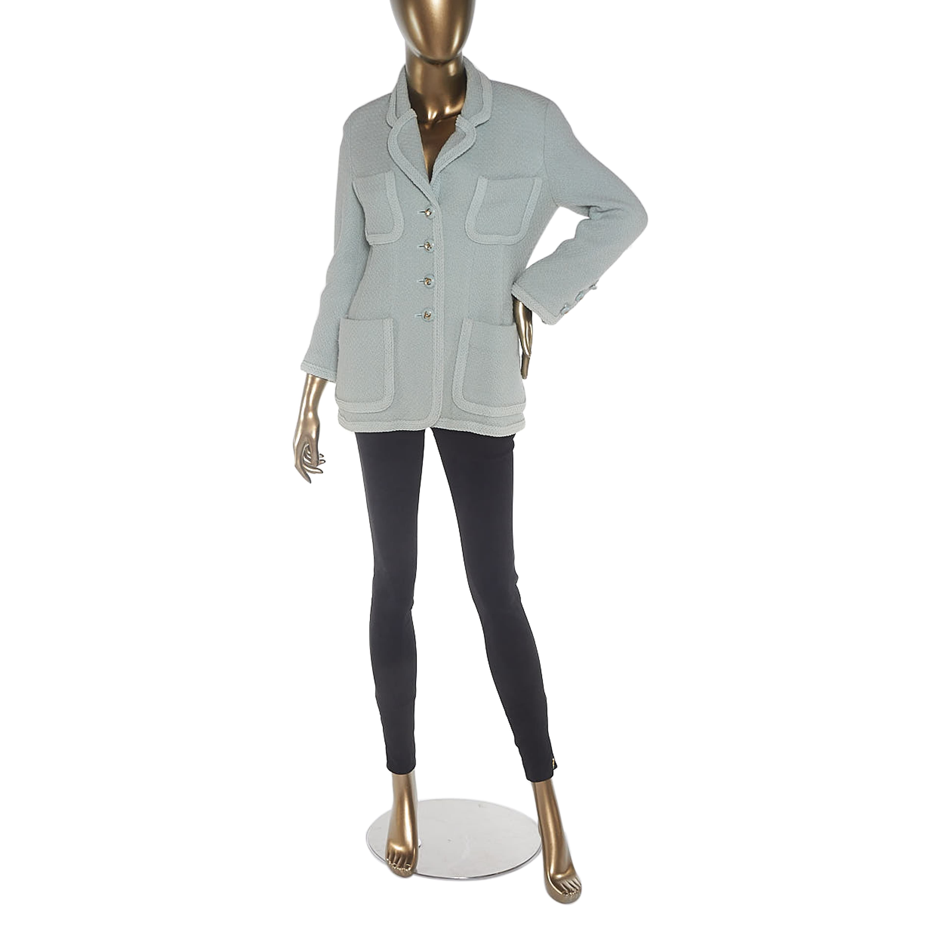Vintage Sea Foam Green Chanel Jacket