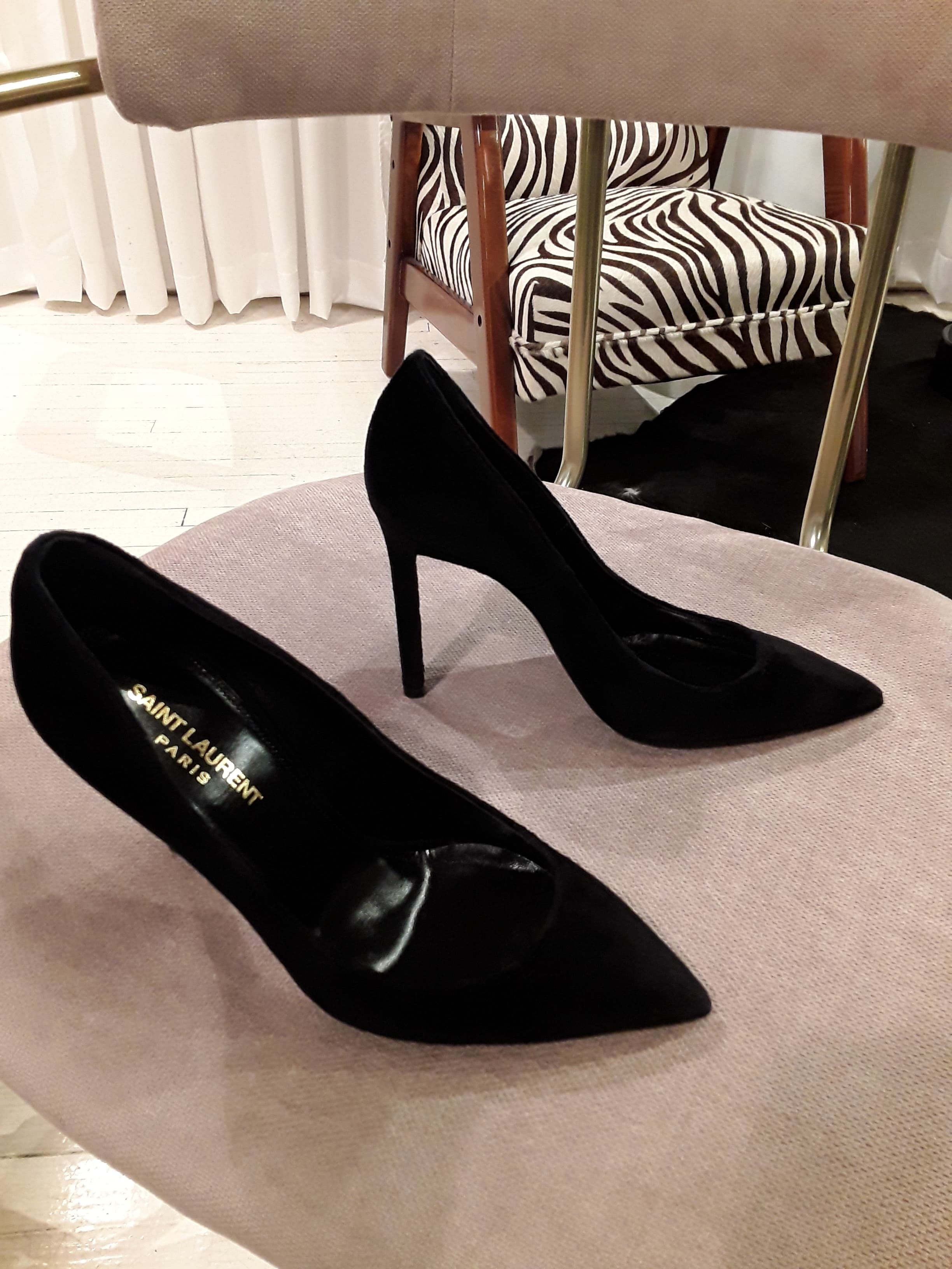 Saint Laurent Velvet Pumps