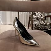 Saint Laurent Gold Pumps — image 1