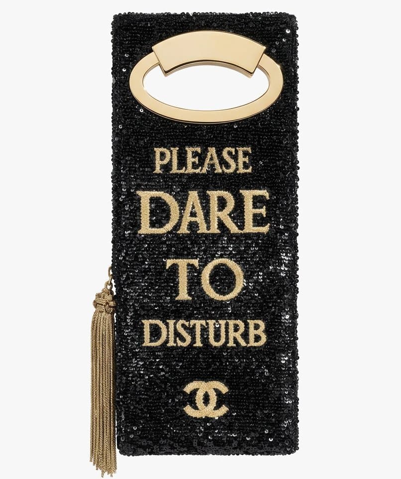 Chanel 2016/17 Metiers D'art Collection 'do Not Disturb' Evening Bag Clutch