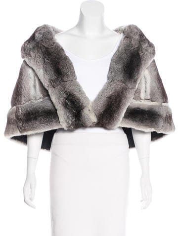 Fur Collared Chinchilla Bolero
