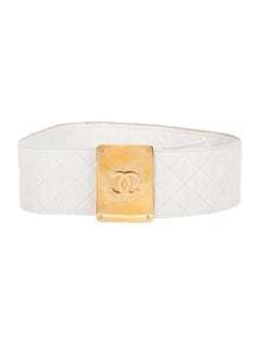 Vintage Chanel Quilted Interlocking Logo Belt